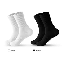 5 paires de chaussettes blanches en coton pour hommes, nouveau Style, douces et respirantes, longues, de sport, d'été et d'hiver, grande taille 2