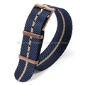 Dark bluebeige-brass
