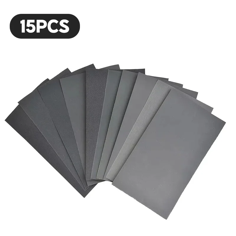 Polish Sand Paper Car 400 600 3000 800 1000 1200 1500 200 0 2500 Grit Metal Glass Ceramics Wood Wet/Dry Use