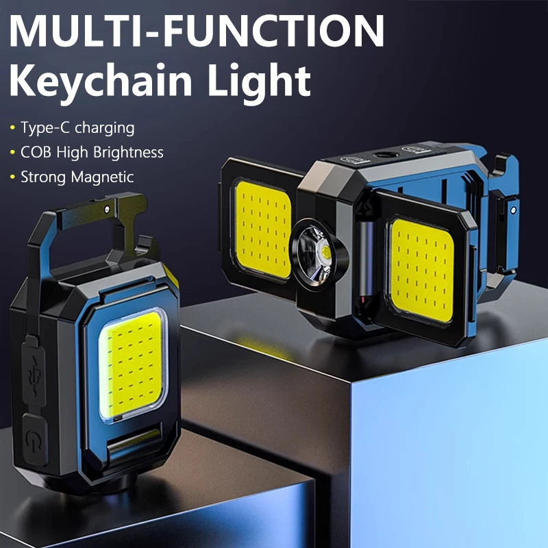 Linterna Potente Flash Light Linterna LED Recargable - Super Brillante, Zoom Ajustable, IPX7, Tipo-C Linterna Digital Display Batería 1800mAh Linterna Frontal