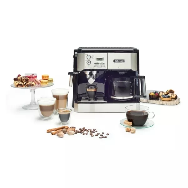 Delonghi BCO430 Combo Coffee and Espresso Machine Black/Chrome