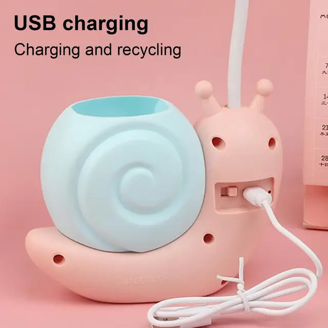 かたつむり型のランプ　テーブルライト かたつむり型のランプ テーブルライト 漫画の動物カタツムリテーブル