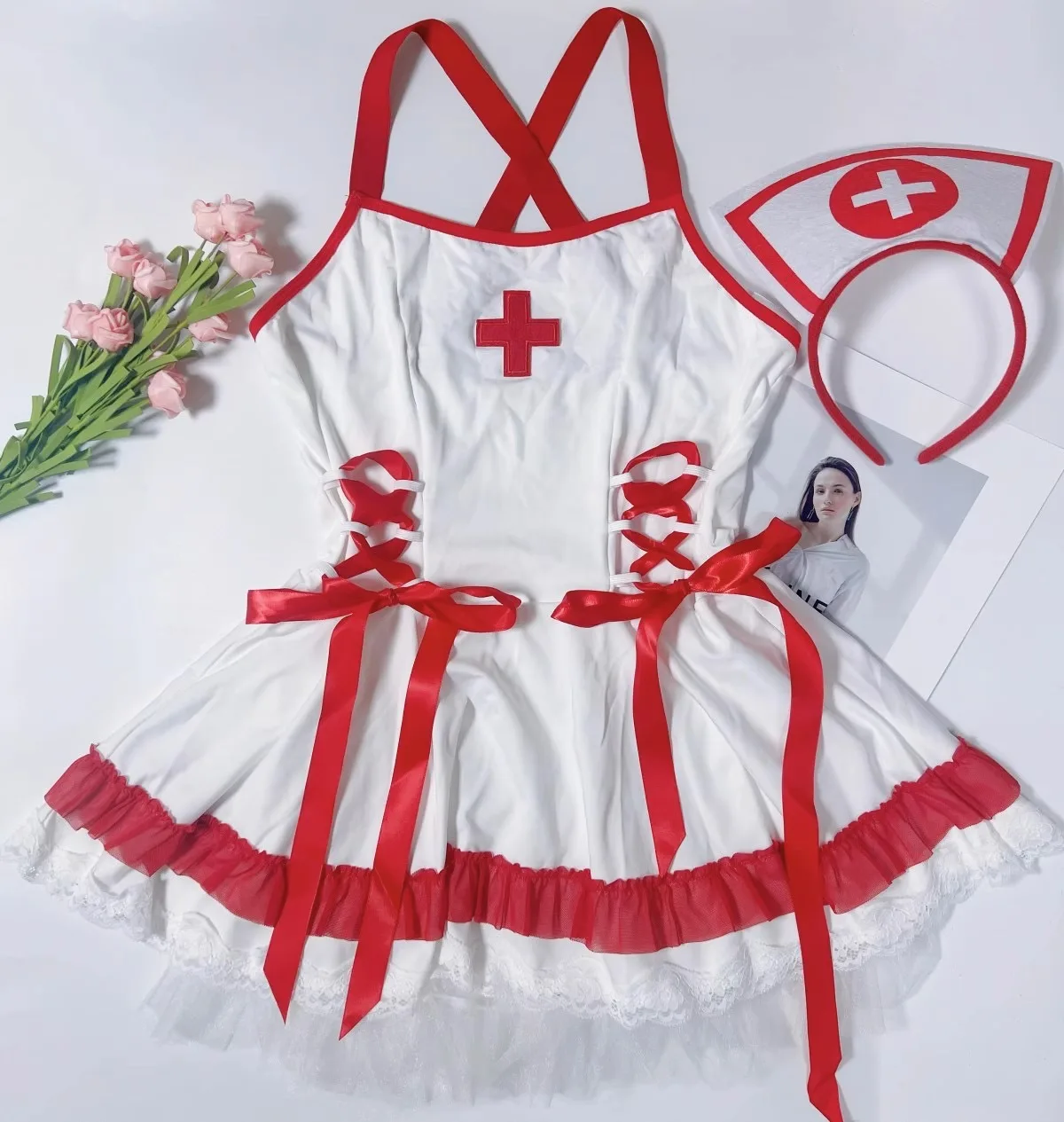 Women Lingerie Set Women Lingerie Erotic Babydoll Lingerie Porn Costume Dress Cosplay Uniform Role Play For Love Games