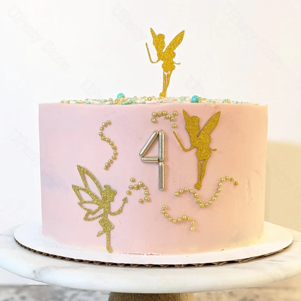 30 PEZZI PRINCESS decorazioni per torte glitterate rossetto con tacco
