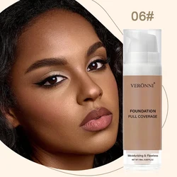 Complete Coverage Foundation - Buildable Liquid Makeup for Custom Skin Tone and Daily Wear with Oil Control (06)