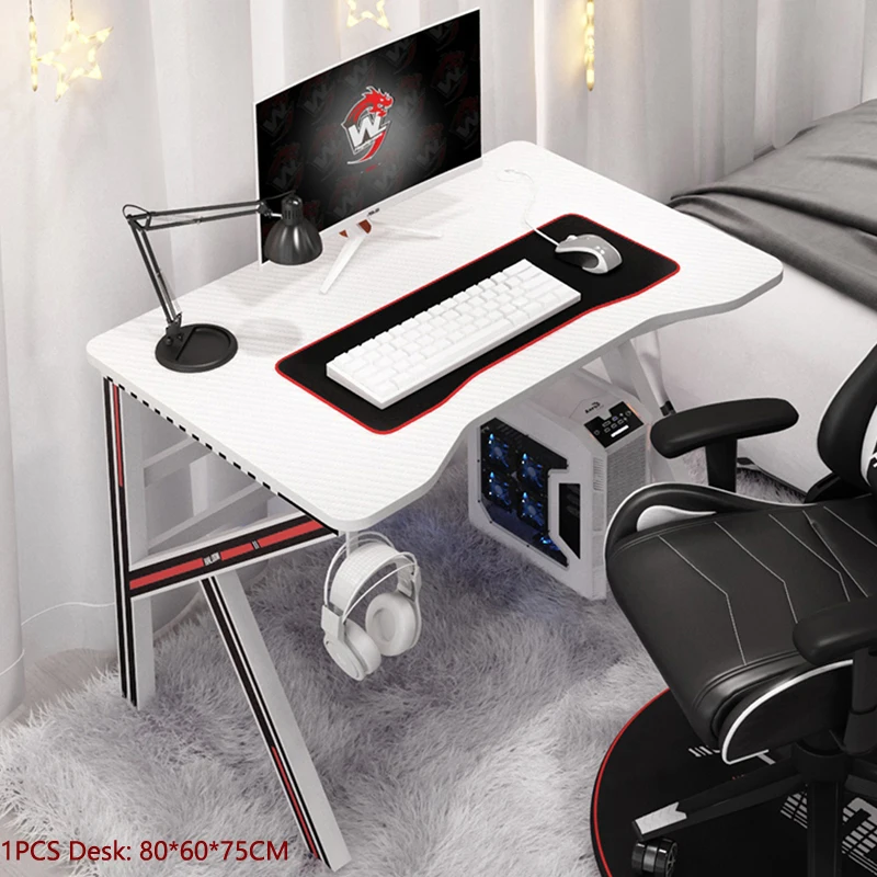 Juego sillas escritorio para juegos, mesa de estudio rosa para ordenador  portátil, combinación de silla para gamer home live - AliExpress