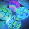 Luminous Ball Flashing Sport Fitness Portable Inflatable Throwing Bouncy Ball Rubber Parent-child Outdoor Interactive Games Toys 3