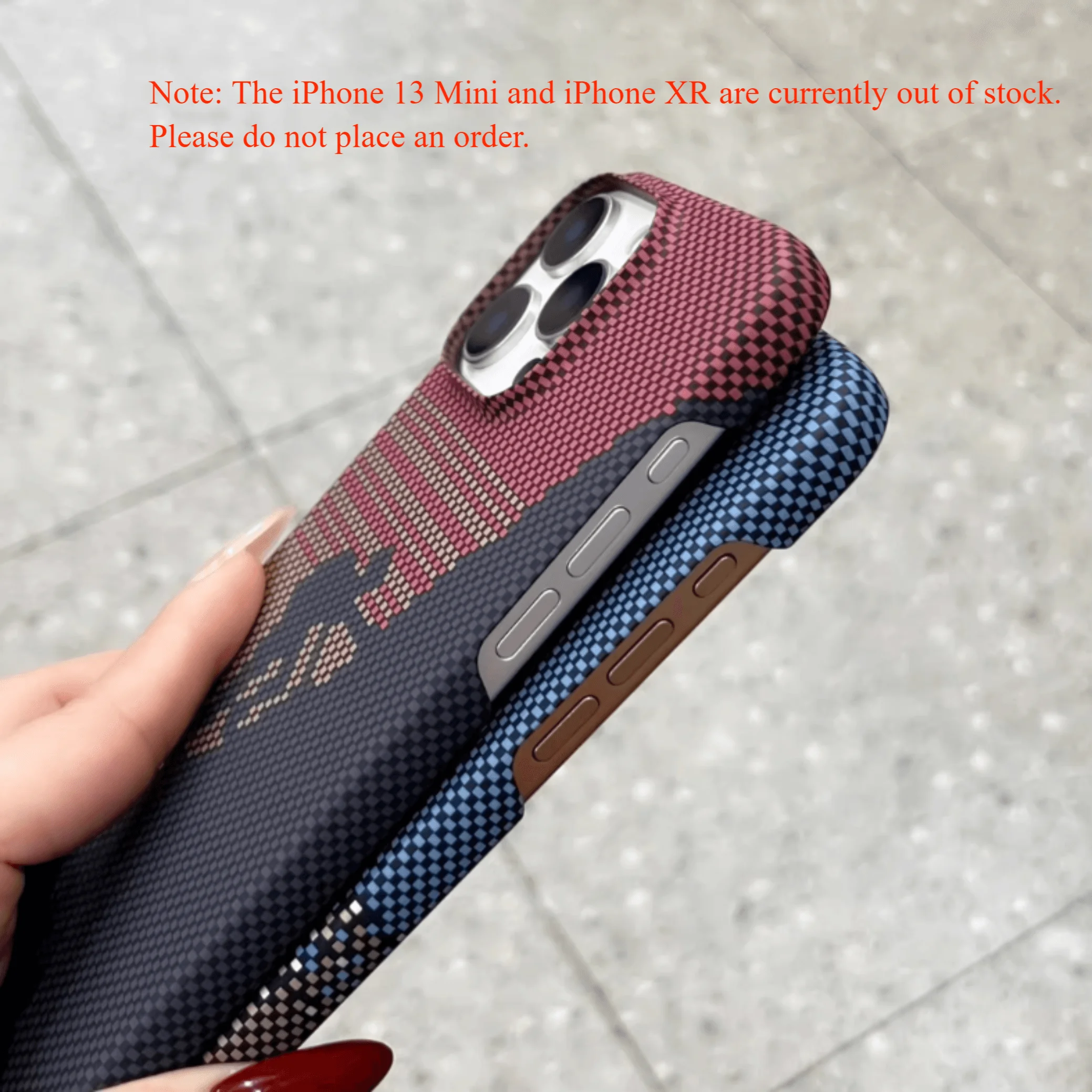 Luxury Carbon Fiber Matte Slim Frameless Cooling Case