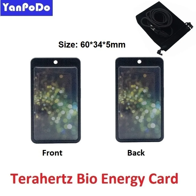 Quantum Energy Chip Card with Custom Logo and Carrying Bag