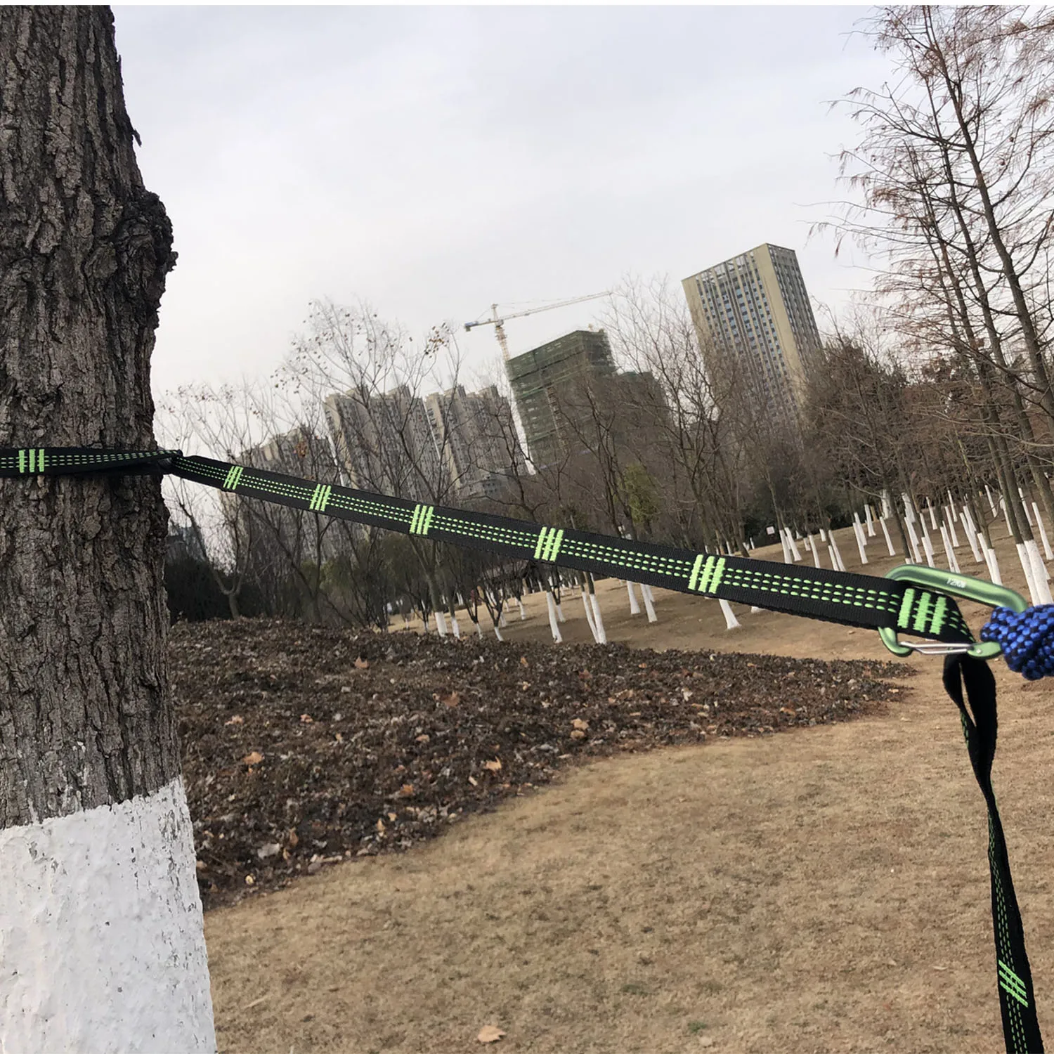 Hammock Straps Camping Accessories Hammock Rope Hammock Fittings 280cm Heavy Duty Hammock Strap Tree Hanging Belt High Load-Bearing Outdoor Camping Clothesline Outdoor Hammock straps