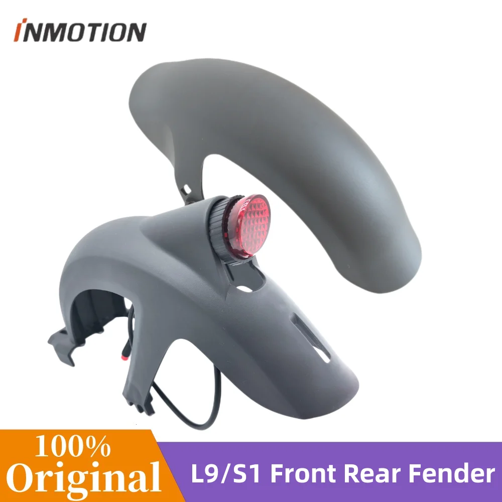 

Original INMOTION L9 S1 Front Rear Fender Taillight Accessories with Light Rear Fender Front Mudguard for L9 S1 Electric Scooter