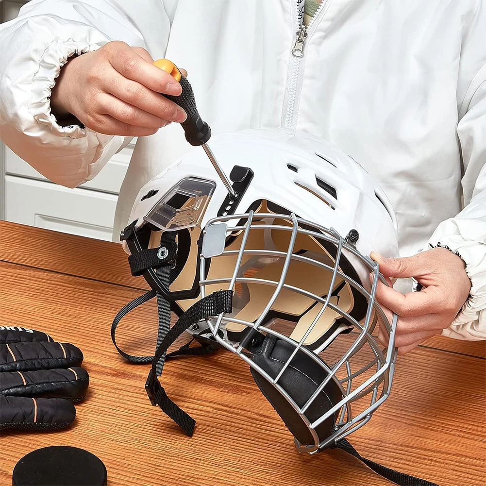 31개 하키 헬멧 교체 부품 나사 너트 가스켓 클립 드라이버 야구 소프트볼 헬멧 수리 교체 부품