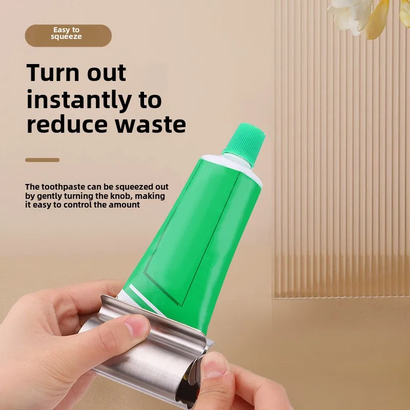 Creative Toothpaste Tube Squeezer Simple Toothpaste Roller Stainless ...