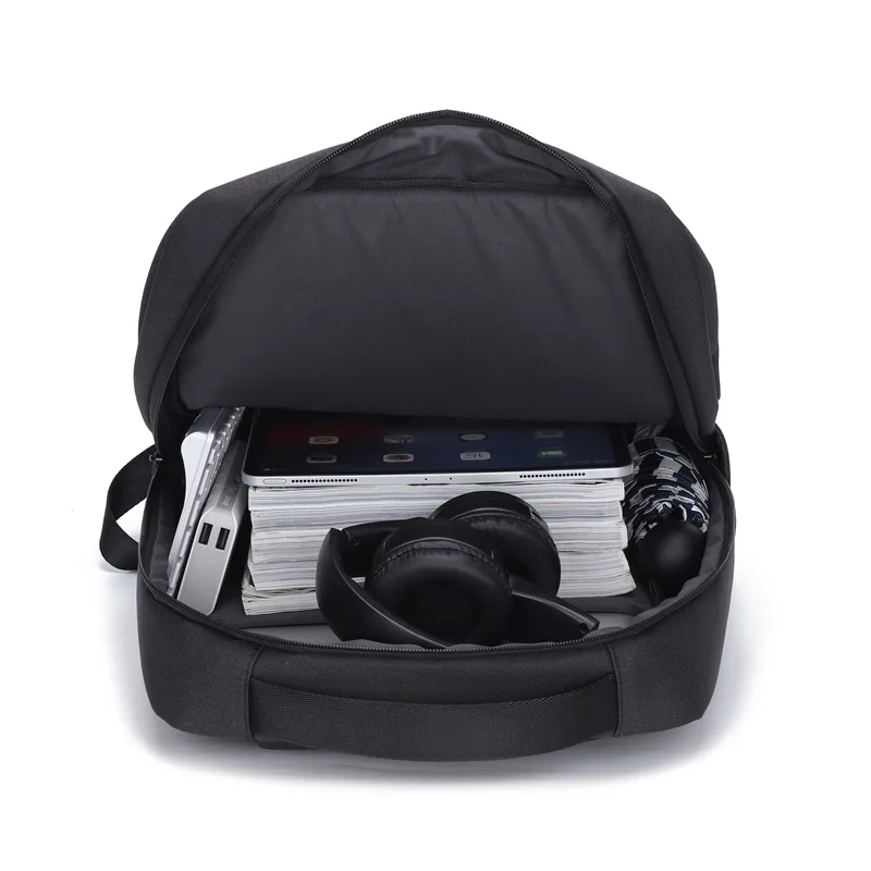 Men New Business Backpack USB Charging Multifunctional Nylon Waterproof Luxury Bags Unisex Holds 15.6-inch Laptop Rucksack