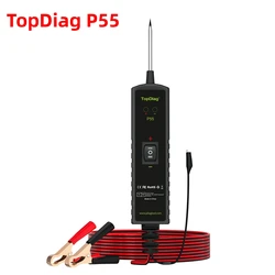 TopDiag P55 Power Probe Scan Car Electric Circuit Tester Diagnosis 12V/24V Battery Tester Automotive Diagnostic Tool