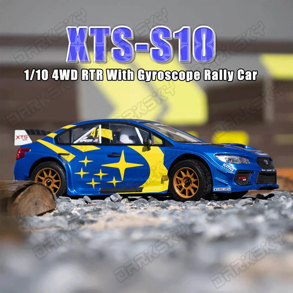 Rlaarlo XTS-S10 Voiture RC Rallye 1/10 4WD Sans Balais RTR ou ATR