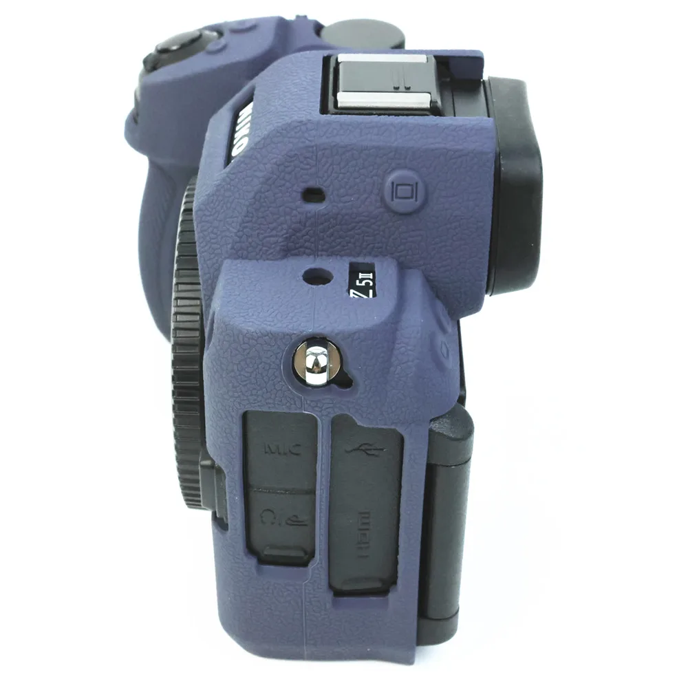 Étui En Silicone Pour Nikon Z5 – Housse Appareil Photo Noir, étui Compact