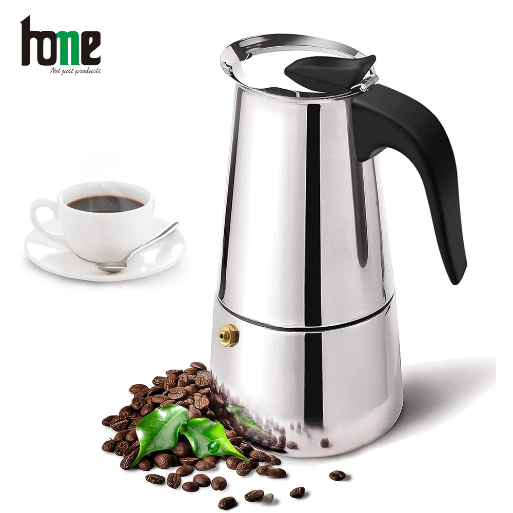 logboek abstract antwoord Stainless Steel Cafe Maker Cooker Coffeeware | Moka Pot Espresso Coffee  Maker - Coffee Pots - Aliexpress