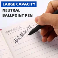 Haile 0.5mm/0.7mm/1.0mm Frosted Gel Pen Refill Set Large- Capacity Signature Calligraphy Pen Office School Supplies Stationary 5