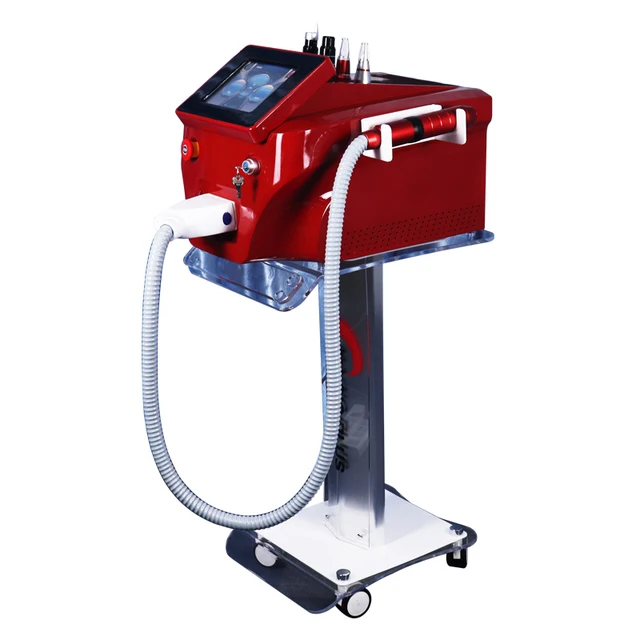 Portable Professional Picoway Nd Yag Picosecond 755nm 1320nm 1064nm 532nm For Tattoo Removal Machine Face Skin Care Tools