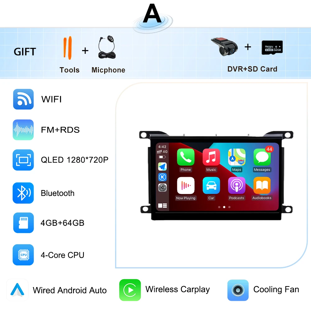 (A)4G 64G DVR