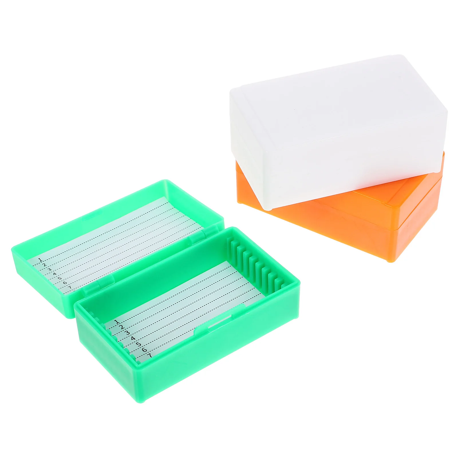 

Microscope Slide Box Biological Pathology Holds Up To Slides Bio Slice Box Slots Rectangular Laboratory Slides Holder