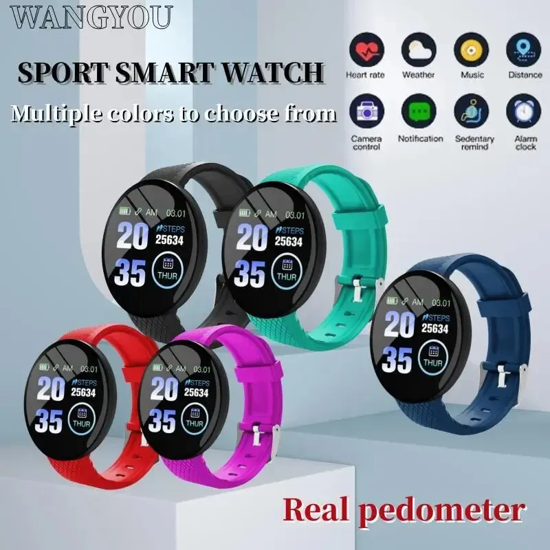 Smart Watch Smartwatch Bracelet Heart Rate Blood Pressure Fitness Tracker Sport Smartband For IOS Android