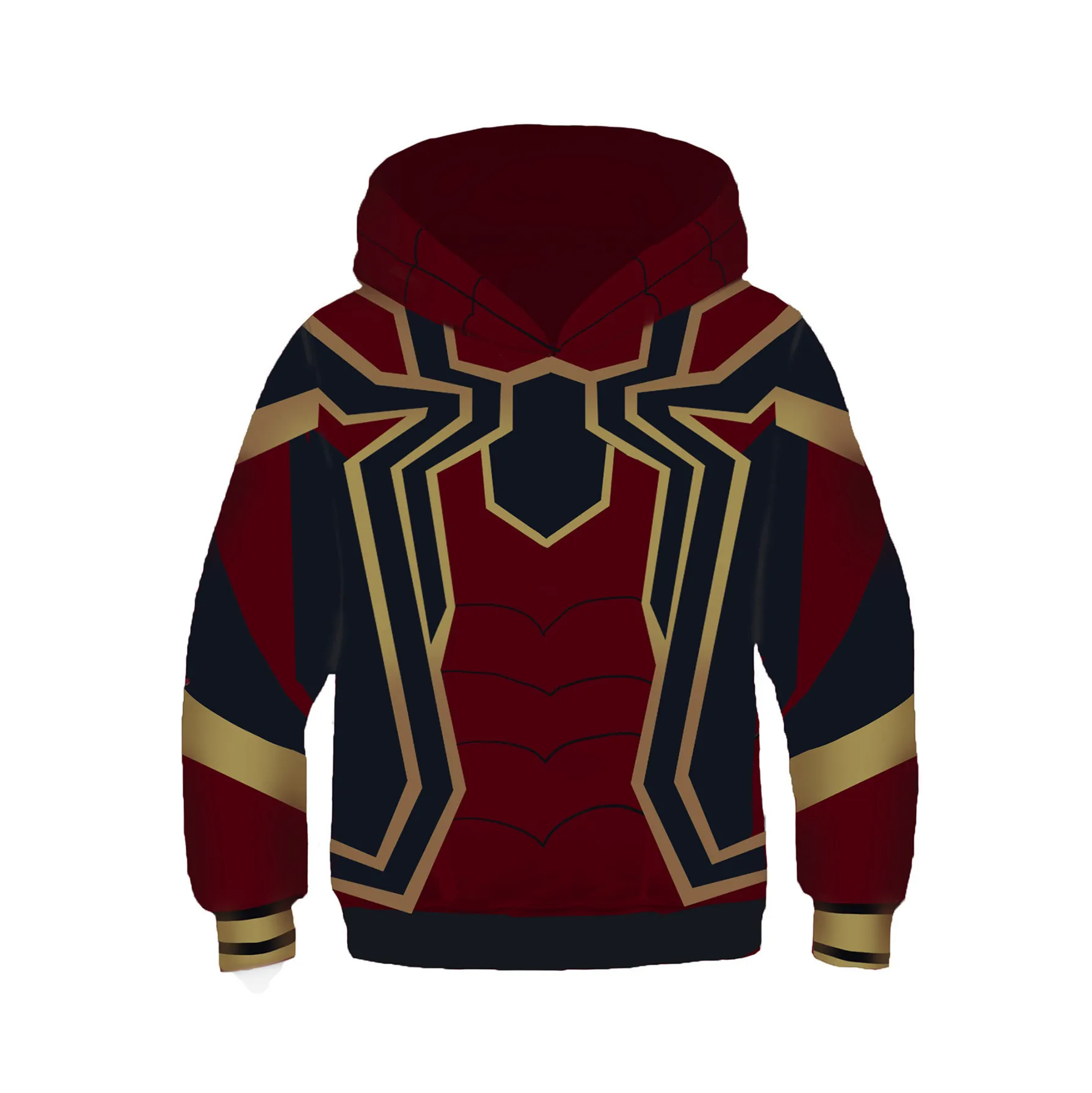 thumbnail image 1 of Sudadera con capucha con estampado 3D de Spiderman para niños y niñas, traje de Cosplay de superhéroe de manga larga, chaqueta con capucha de Iron Man /Spider-Gwen, 1 of 5
