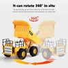 Huina 1517 1:24 Dump Truck 2.4G Remote Control Engineering Vehicle 6-Way Transporter Children's Toys Sand Car for Boys Gifts 4