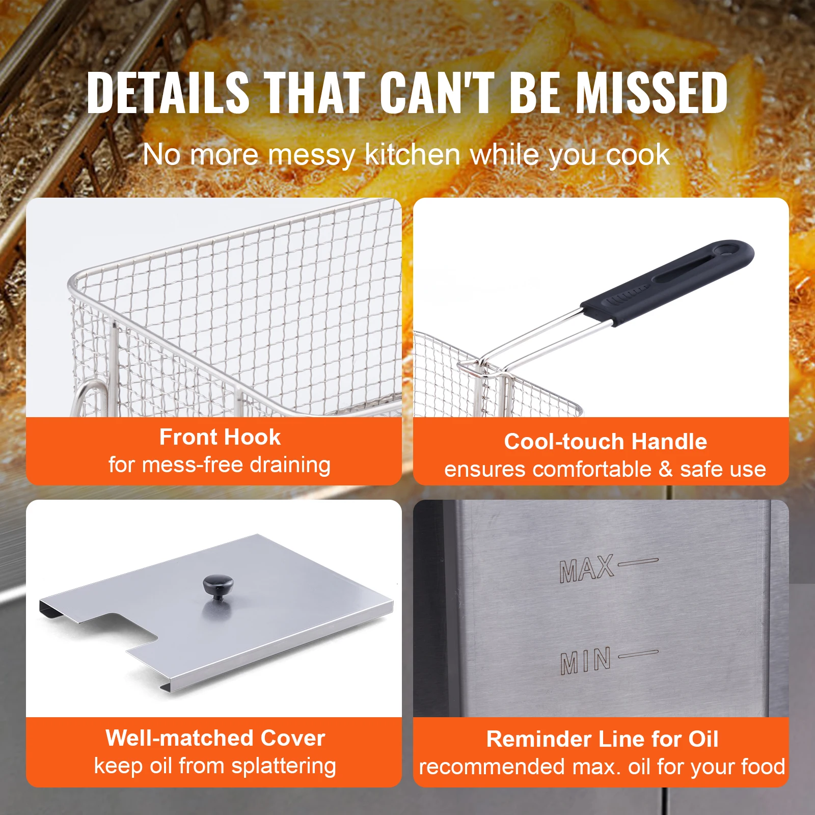 Commercial Electric Deep Fryer 6