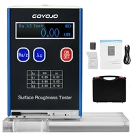 Surface Roughness Tester Portable Roughness Gauge Ra/Rq 0.05~15.0μm Rz/Rt 0.1~50.0μm with Standard Calibration Block and Bracket 1