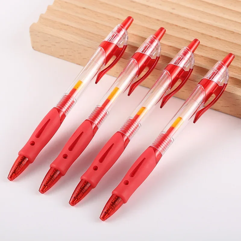 Roise Retractable Gel Pens Set Black/Red/Blue Ink Ballpoint for Writing Refills Office Accessories School Supplies Stationery retractable gel pens