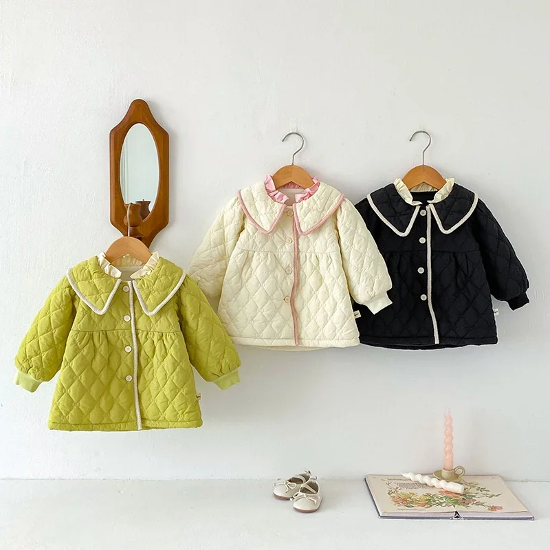 Winter Children Thick Warm Clothes Toddler Baby Girl Jacket Thicken Warm Cardigan Coat Newborn Baby Girls Thick Coat