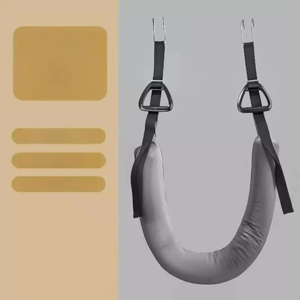 가정용 척추 스트레칭 요추 지지 벨트 수평 바 요추 견인 벨트 허리 진정 벨트(최대 200캐티까지 지지 가능)