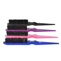 1Pcs Professional Hair Brushes Comb Teasing Back Combing Hair Brush Slim Line Styling Tools Hairdressing Professional Tools 1