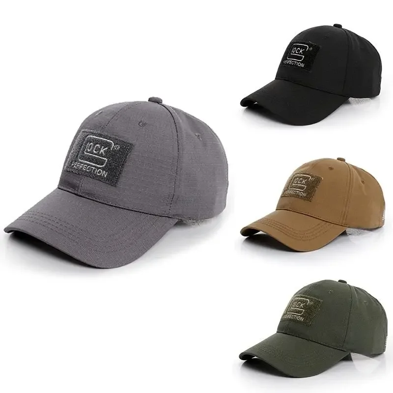 Unisex Cotton Glock Camouflage Cycling Sports Outdoor Baseball Cap Tactical Shooting Climbing Hat Camouflage Hat Sports Caps Camouflage Cap Baseball Hat