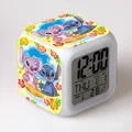 Disney Surrounding Anime Stitch Alarm Clock Cartoon Anime Colorful