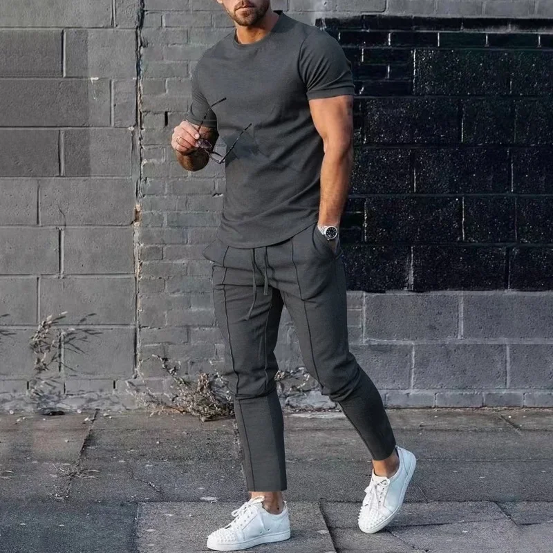 Ensemble Jogging Homme 2 Pièces Débardeur + Shorts Été Sport Fitness - Confort Respirant