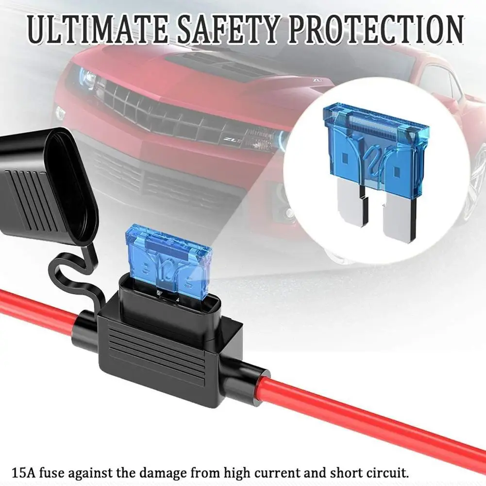 12V Battery Charger Cable For Motorcycle Battery Terminal SAE Quick Extension Cord Connector