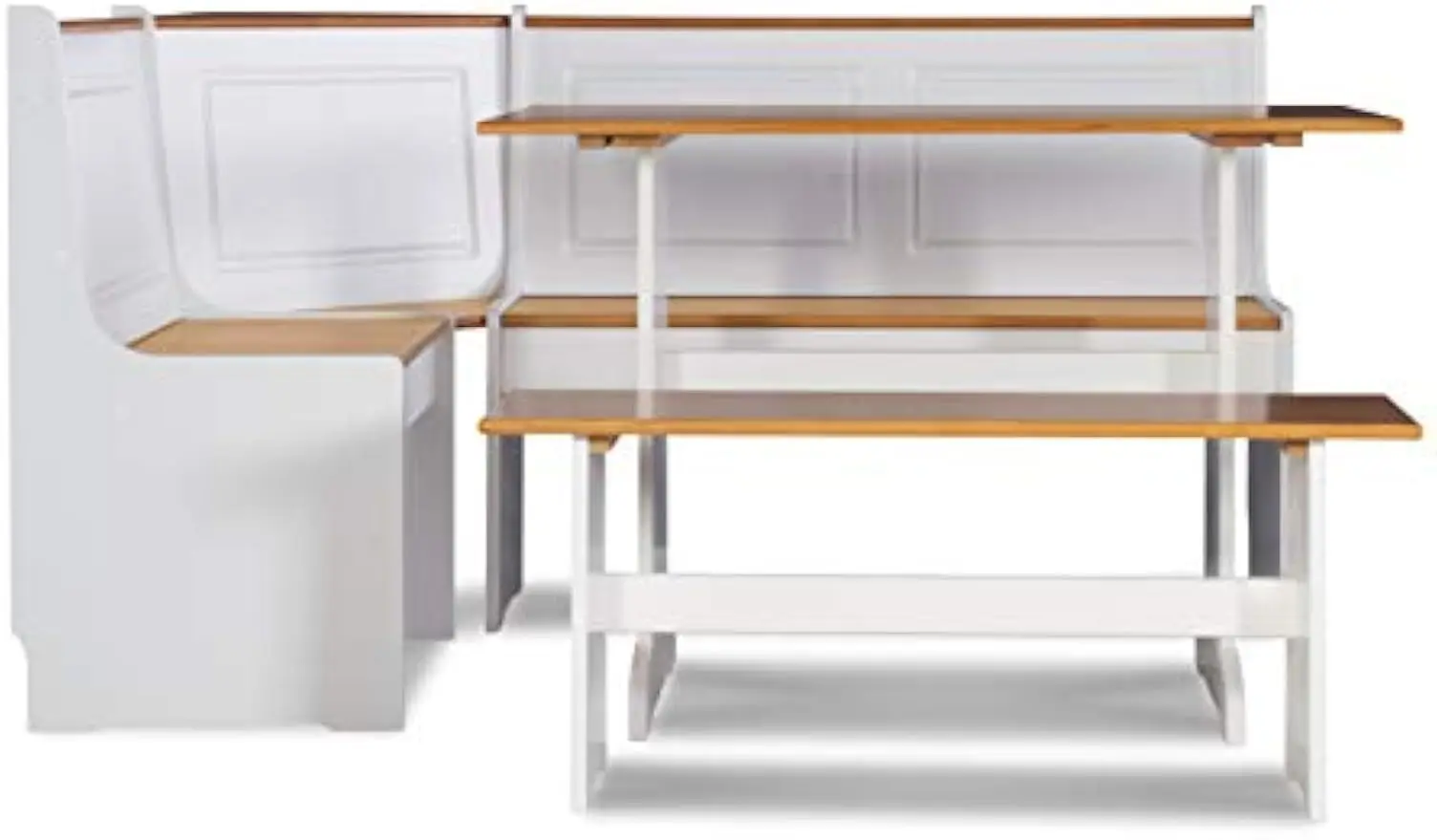 Ardmore Kitchen Nook Set, White 3