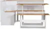 Ardmore Kitchen Nook Set, White 3