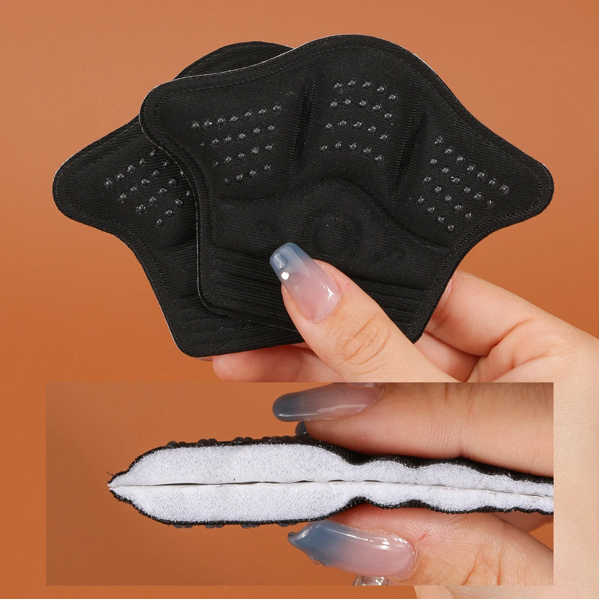 Heel Protection 1 Pair Shoe Insoles For Too Large Shoes Heel Cushion to Reduce Shoes Insoles-Self Adhesive Pads