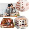 30 Eggs Egg Holder for Fridge - Auto Rolling Fridge Egg Organizer, Space-Saving Egg Dispenser Holder, 4 Tiers Fridge Egg Rack La 1