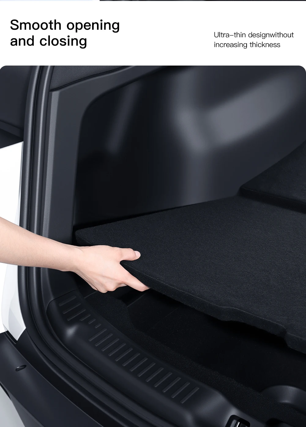 Rear Trunk Side Anti-Kick Pad For Tesla Model Y Juniper 2025 TPE Full Coverage P