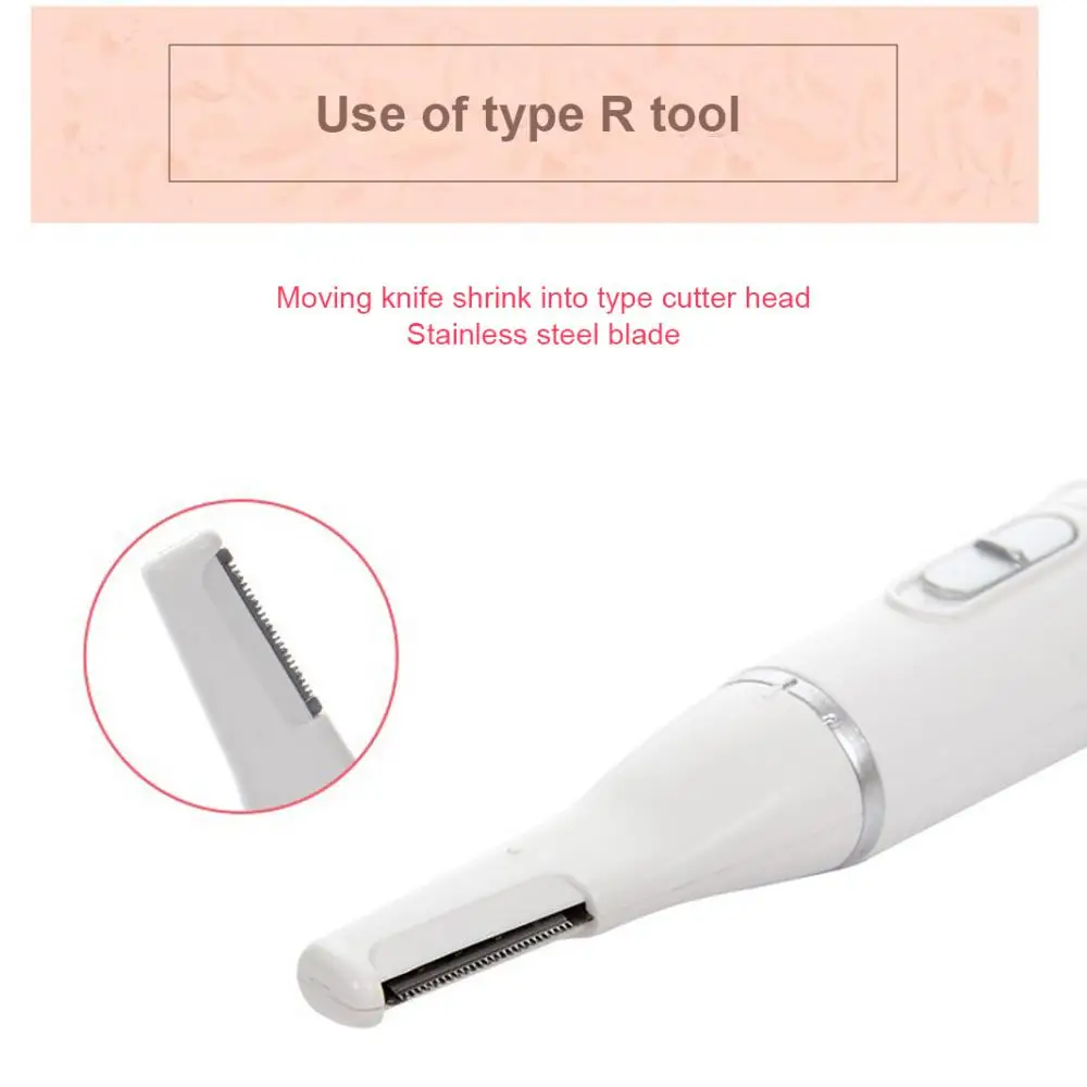 Nose Hair Trimmer Electric Removal Dual-blade Clipper Razor Shaver Trimmer Epilator High Quality Eco-Friendly Eyebrow Trimmer 5
