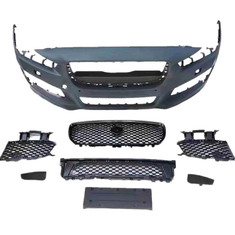 

Felendo XE type facelift grille upgrade retrofit body kit front bumper for Jaguar XE XEL 2016-2019car accesorries