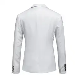 Unique Texture Elegant Men's Slim Fit Lapel Suit Coat with Pockets for Business Wedding Party Black White Stitching Spring Fall