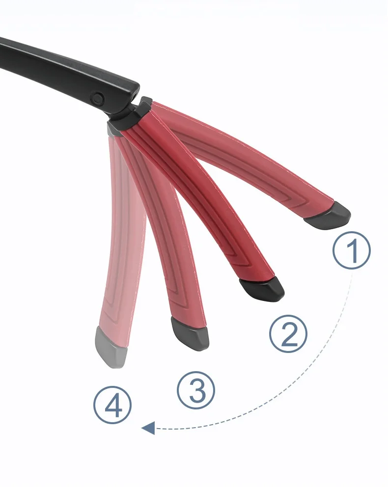 Leichte, flexible Sportbrillenfassung, rutschfeste Gummibügel, optische Brille für Herren, Outdoor-Sport, Lese- und Myopie-Brille – Detail 5