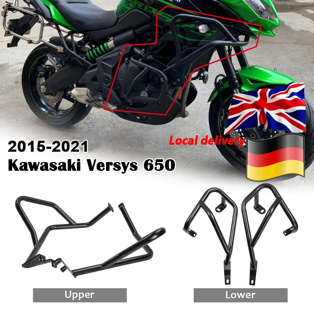 Borrowed sin Picasso Motorcycle Accessories Engine Guard Protector Crash Bar Bumper For Kawasaki  Versys 650 2015 2016 2017 2018 2019 2020 2021 Kle650 - Covers & Ornamental  Mouldings - AliExpress