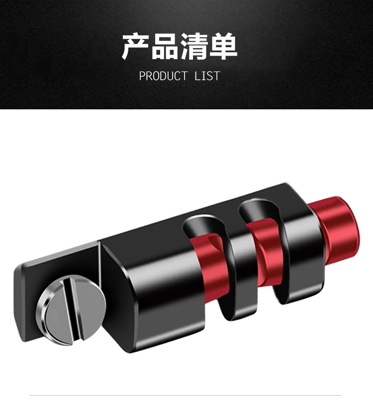 HDMI-Compatible Cable Clamp for Sony A72 A73 Cage Rig Plate Adjustable Wire Clip